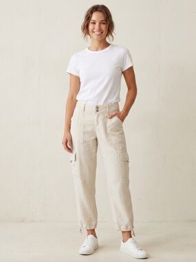 Sanctuary - Linen Cargo Pants  - Women’s 24
